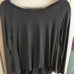 American eagle soft and sexy log sleeve T-shirt